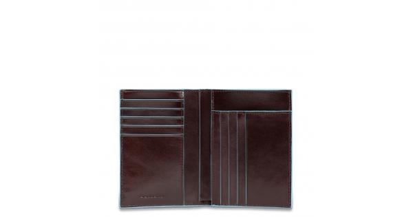Albano pelletterie srl - Portafoglio Uomo Verticale In Pelle R Roncato 27373-273 Blu